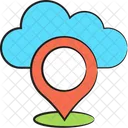 Cloud location  Icon