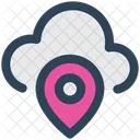 Cloud Computing Location Icon