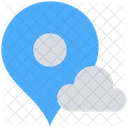 Cloud Location  Icon