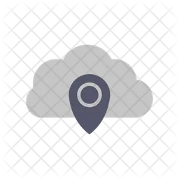 Cloud Location  Icon