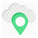 Cloud Location  Icon