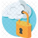 Cloud Lock Computing Icon
