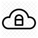Website Cloud Lock Icon