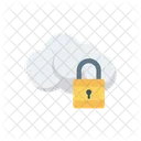 Private Lock Cloud Icon