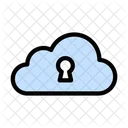 Cloud Lock Secure Cloud Cloud Protection Icon