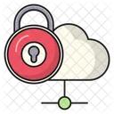 Lock Secure Cloud Icon