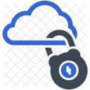 Cloud Data Security Icon