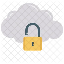 Cloud Lock  Icon