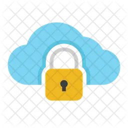 Cloud Lock  Icon