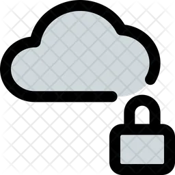 Cloud Lock  Icon