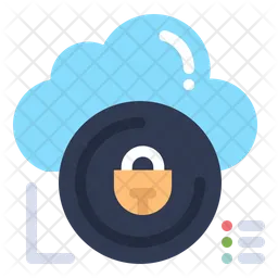 Cloud Lock  Icon