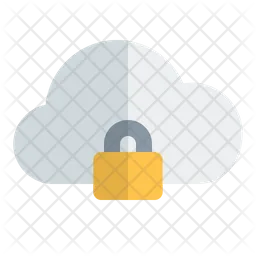 Cloud lock  Icon