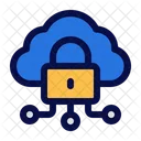 Cloud Lock Internet Data Icon