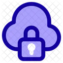 Cloud lock  Icon