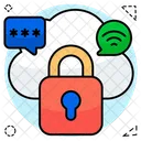 Cloud lock  Icon