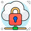 Cloud lock  Icon