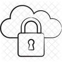 Cloud lock  Icon