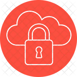 Cloud Lock  Icon