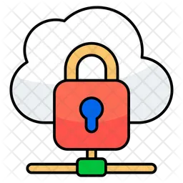 Cloud lock  Icon