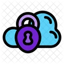 Cloud lock  Icon