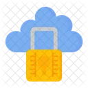 Security Cloud Locked Icon
