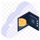 Cloud Locker Cloud Vault Virtual Deposit Icon