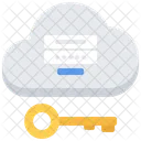 Cloud Login Cloud Key Password Icon