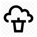 Wolke Korb Mulleimer Symbol