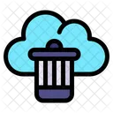 Cloud löschen  Symbol
