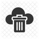 Papierkorb Mulleimer Wolke Symbol