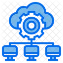 Data Cloud Computer Icon