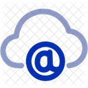Courrier Electronique Dans Le Cloud E Mail Cloud Icône