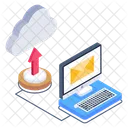 Mail Upload Cloud Mail Cloud Mail Upload Icon