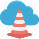 Cloud Cone Cloud Traffic Data Highway Icon