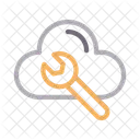 Cloud Setting Database Icône