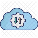 Cloud Maintenance Cloud Setting Cog Icon