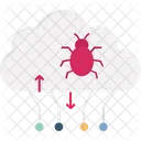 Cloud Malware Cloud Virus Network Malware Icon