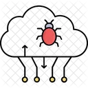 Cloud Malware Cloud Virus Network Malware Icon