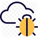 Cloud Malware Cloud Virus Network Malware Icon