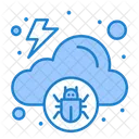 Cloud Malware Cloud Virus Infected Cloud Icon