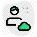 Cloud Man User  Icon