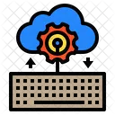 Data Cloud Internet Icon