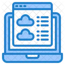 Management Laptop Cloud Icon