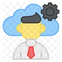 Cloud Manager Cloud User Cloud Person Icon