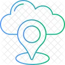 Cloud Map Pin Rain Marker Weather Marker Icon