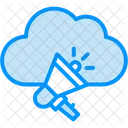 Cloud Marketing  Icon