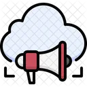 Cloud marketing  Icon