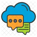 Communication Contact Cloud Icon