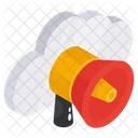 Cloud Marketing Cloud Campaign Cloud Announcement Icon