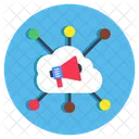 Cloud Marketing Cloud Campaign Cloud Announcement Icon